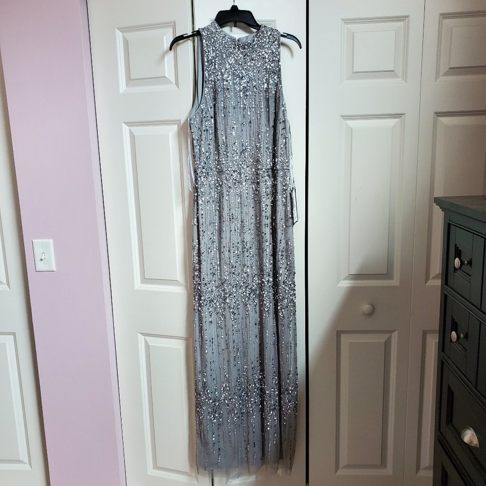 Beautiful Silver Mother of Bride, Prom or Maids